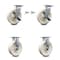 Service Caster 8 Inch Nylon Caster Set with 2 Brakes/Swivel Lock 2 Rigid SCC-30CS820-NYR-TLB-BSL-2-R-2 - alternate 1